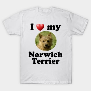 I Love My Norwich Terrier T-Shirt